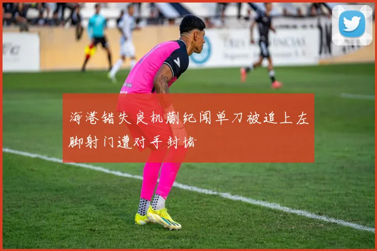 海港错失良机蒯纪闻单刀被追上左脚射门遭对手封堵