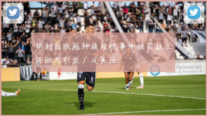 热刺因欧冠种族歧视事件被罚款三万欧元引发广泛关注